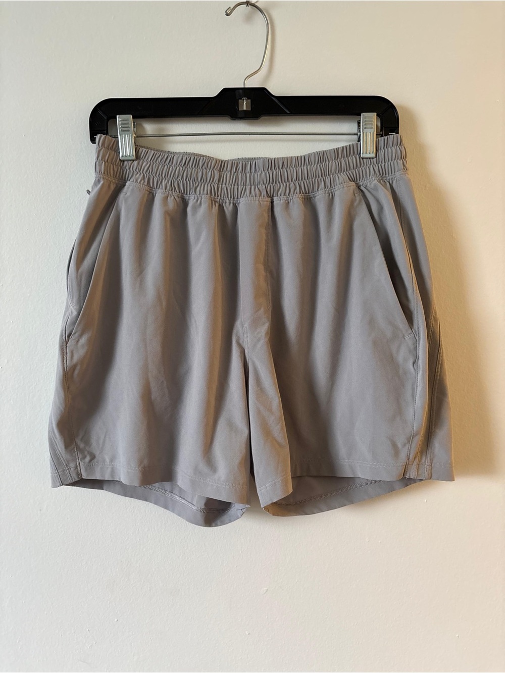 lululemon athletica Men's Light Gray Performance Shorts